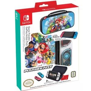 Nintendo Switch MarioKart Game Traveler GoPlay Action Pack, Case, Protector, NWT